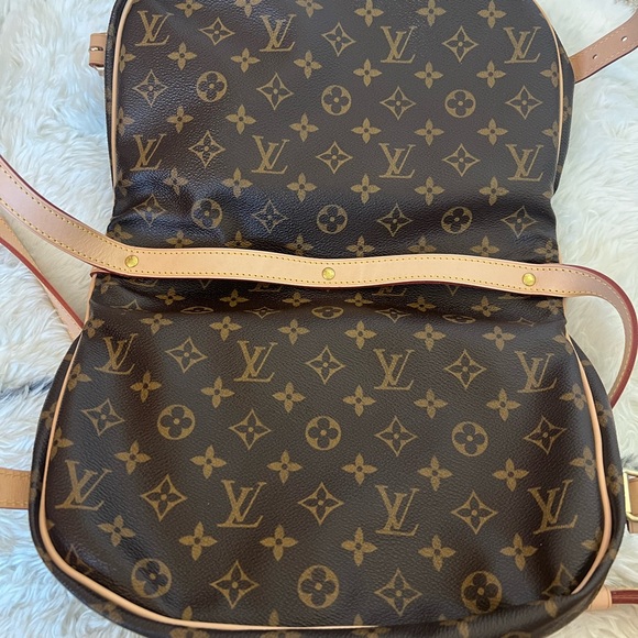 🛑 SOLD 🛑 Louis Vuitton Saumur 30 with BRAND NEW LEATHER FROM LV Atelier - Picture 13 of 13
